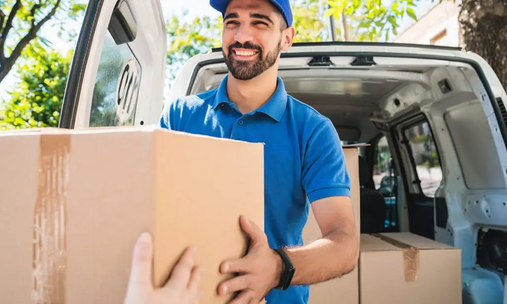 Koerier in Bergen op Zoom